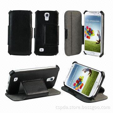 New arrival hot setting PU folio leather case for Samsung Galaxy S4
